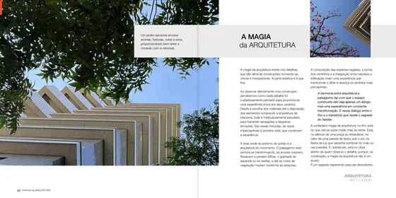 Página de A Magia da Arquitetura